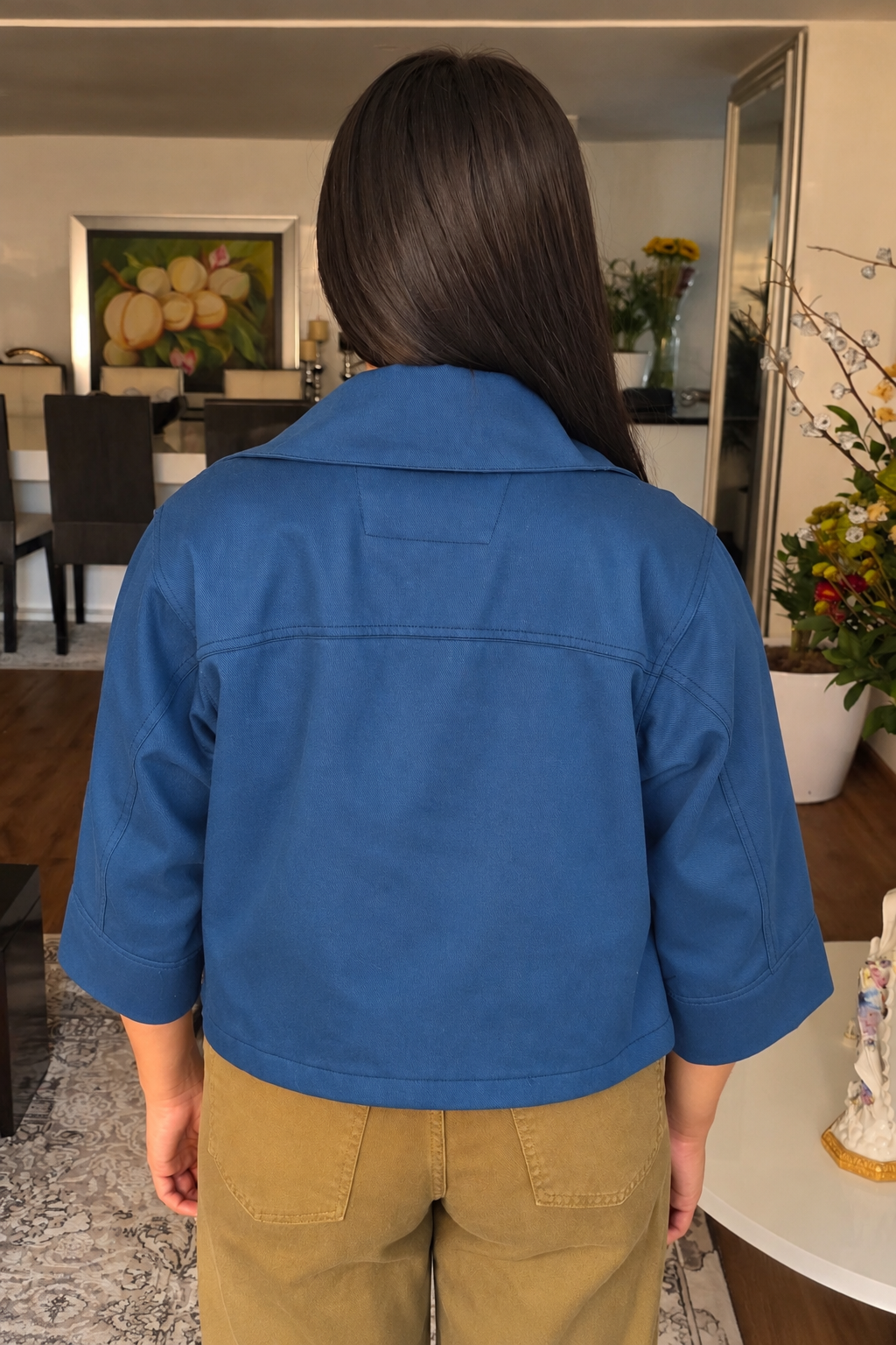 CHAQUETA CROP FLORENCIA