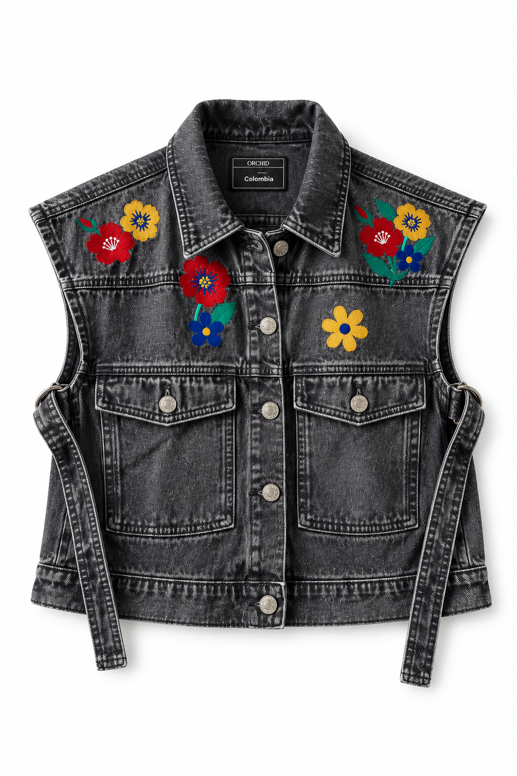 CHALECO CAPA FLORAL