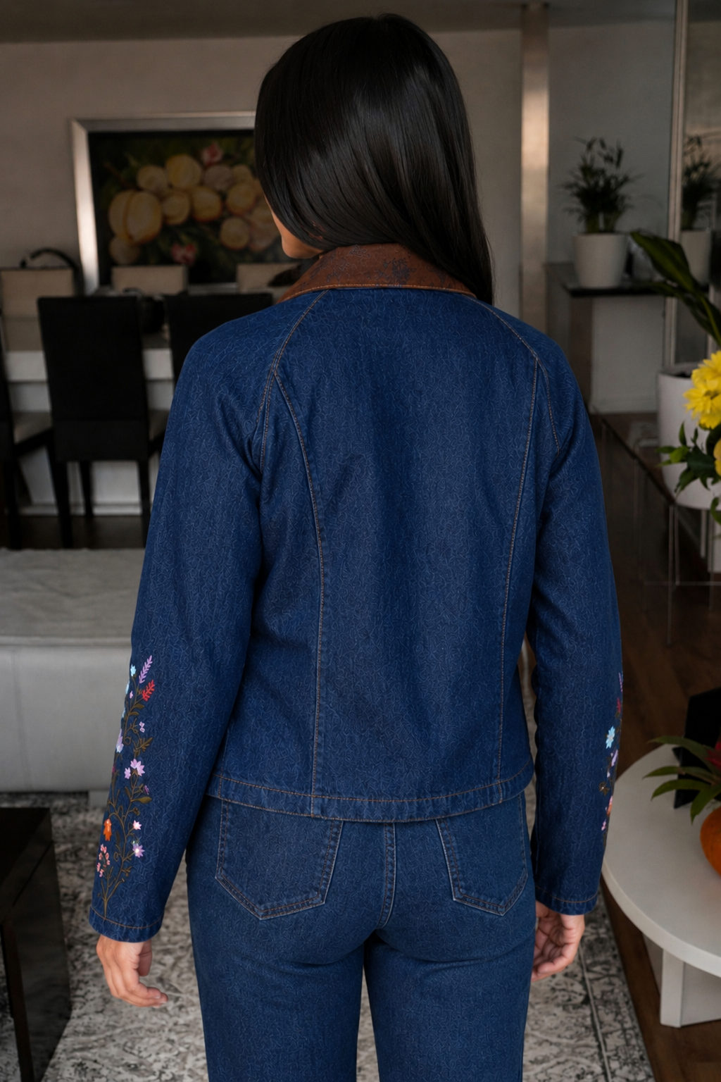 CHAQUETA FLORES