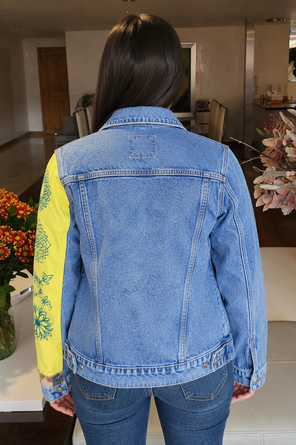 CHAQUETA DENIM MANDALA