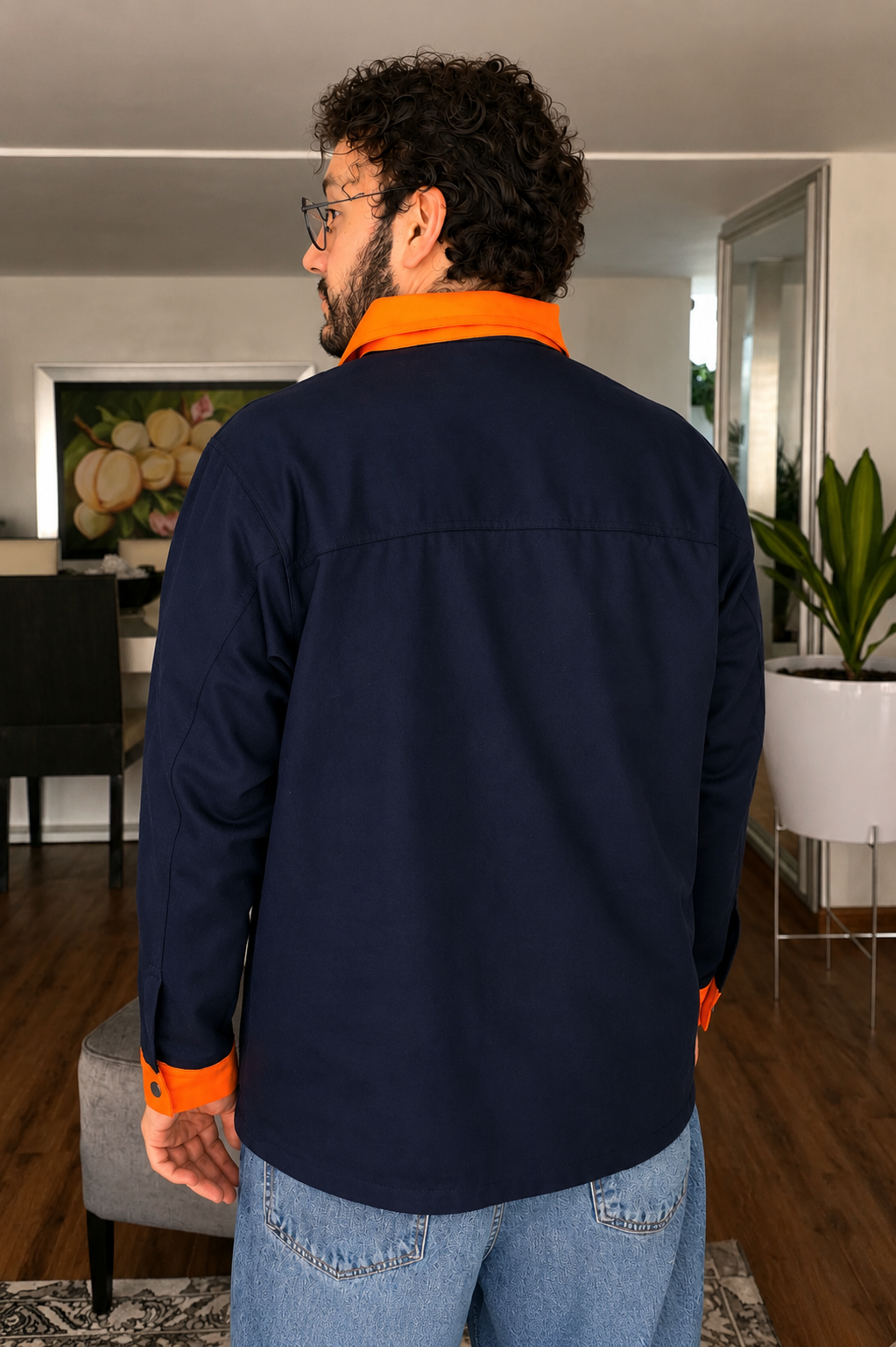 CHAQUETA FLOR HOMBRE