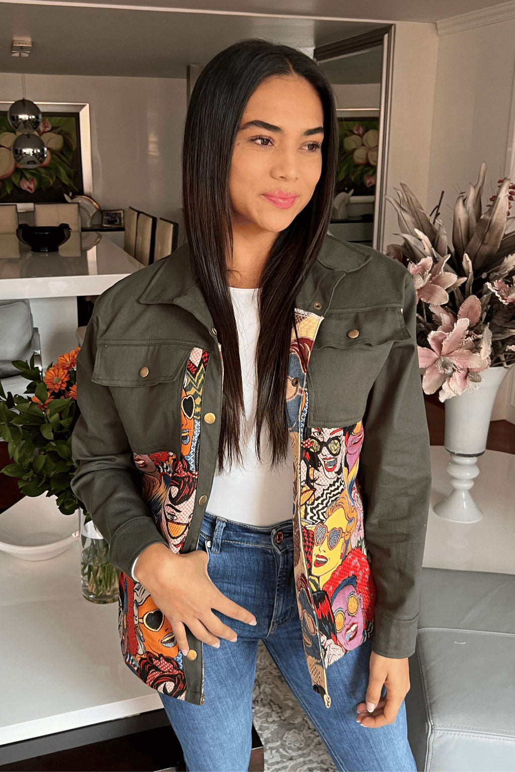 CHAQUETA ICONIC POP OVERSIZE