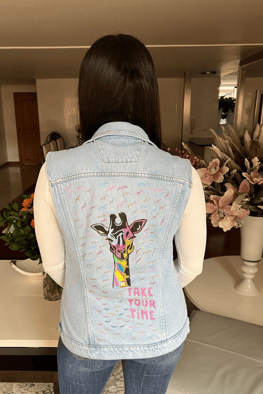 CHALECO DENIM SLOW VIBES