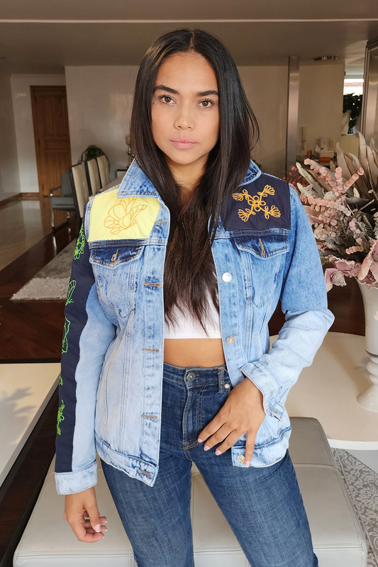 CHAQUETA ESPERANZA VIVA DENIM