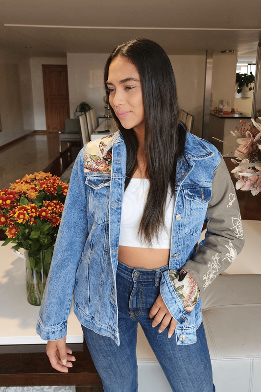 CHAQUETA WILD GARDEN DENIM