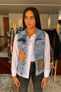 CHALECO DENIM TROPICAL BREEZE