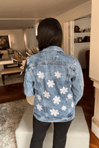 CHAQUETA FLOWER SOUL DENIM