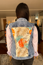 CHALECO DENIM TROPICAL BREEZE