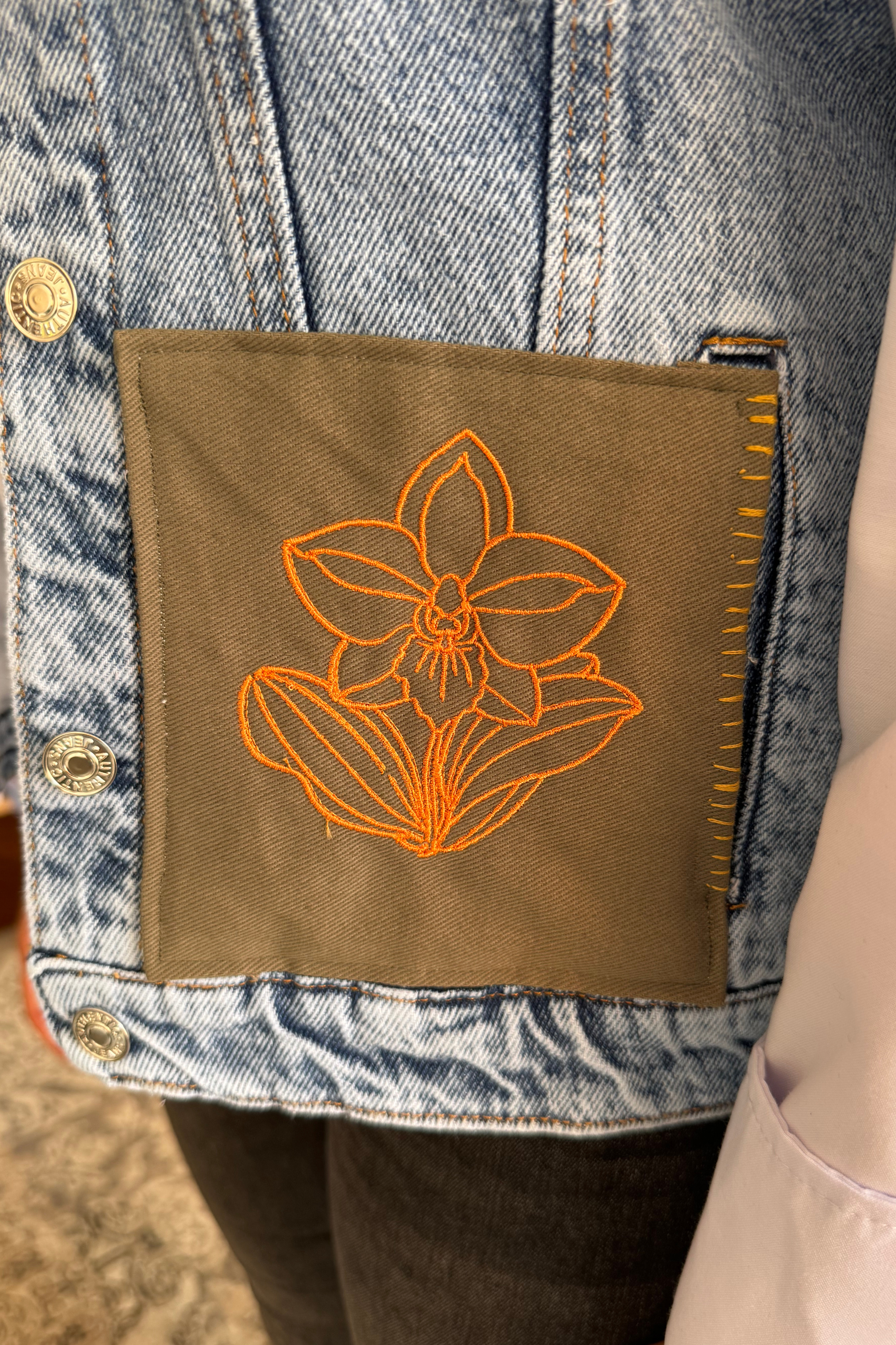 CHALECO DENIM TROPICAL BREEZE