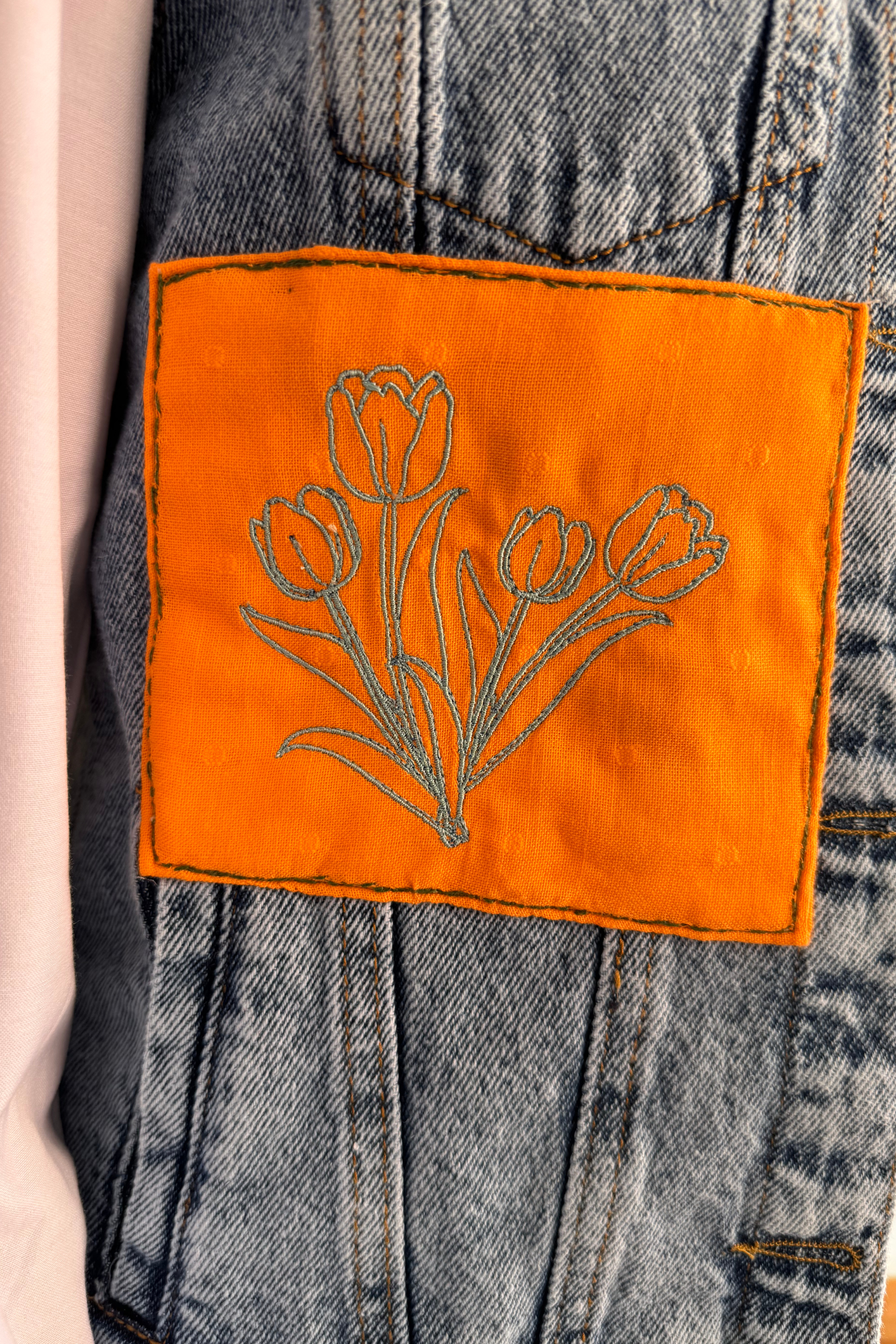 CHALECO DENIM TROPICAL BREEZE