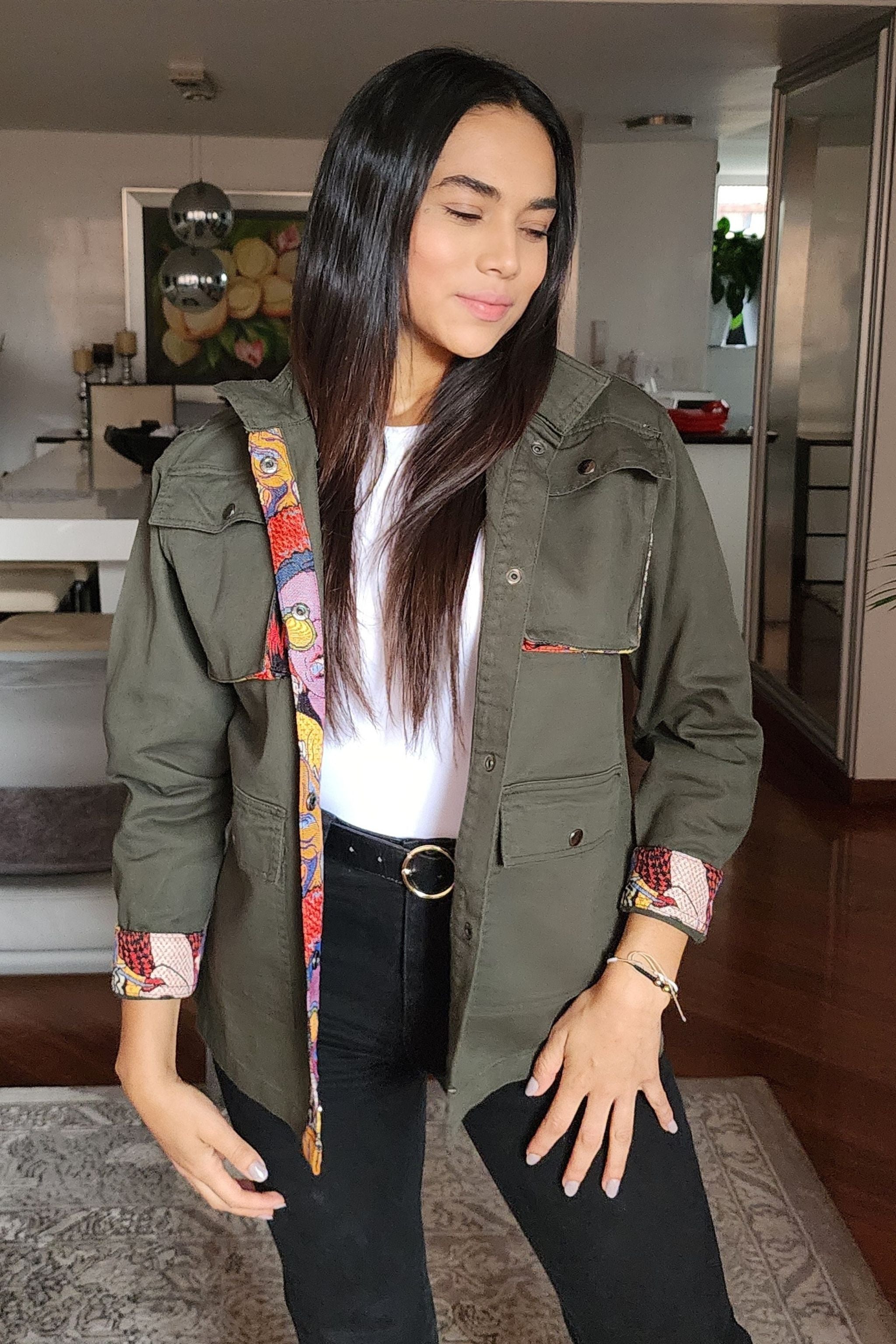 CHAQUETA TRAZOS