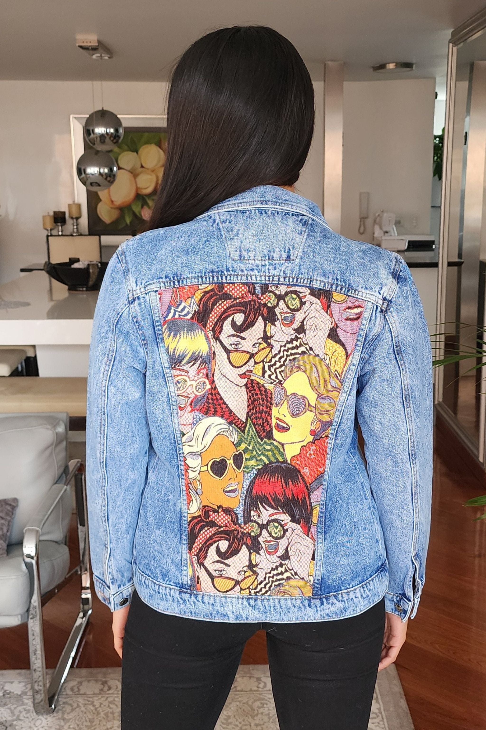CHAQUETA DENIM ICONIC POP