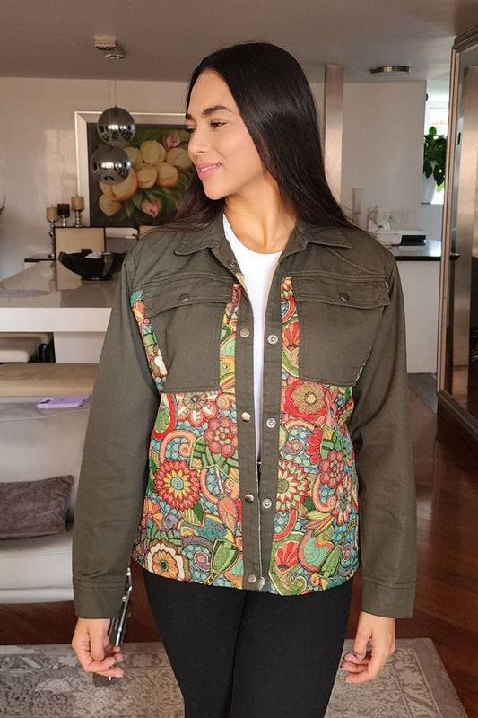 CHAQUETA BOHO BLOOM OVERSIZE
