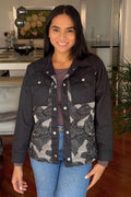 CHAQUETA NEGRA ORCHID OVERSIZE