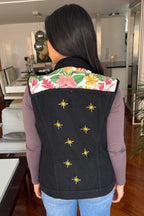 CHALECO FLORES ESTRELLAS