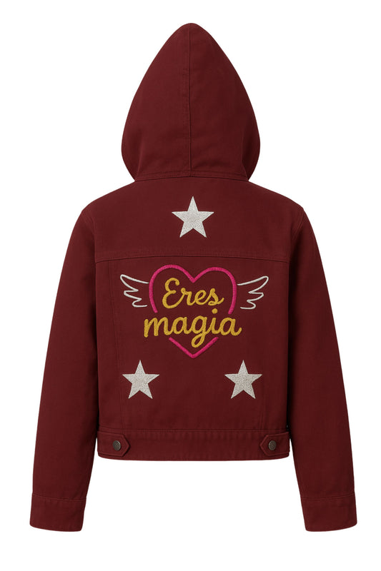 CHAQUETA CROP MAGIA CAPOTA