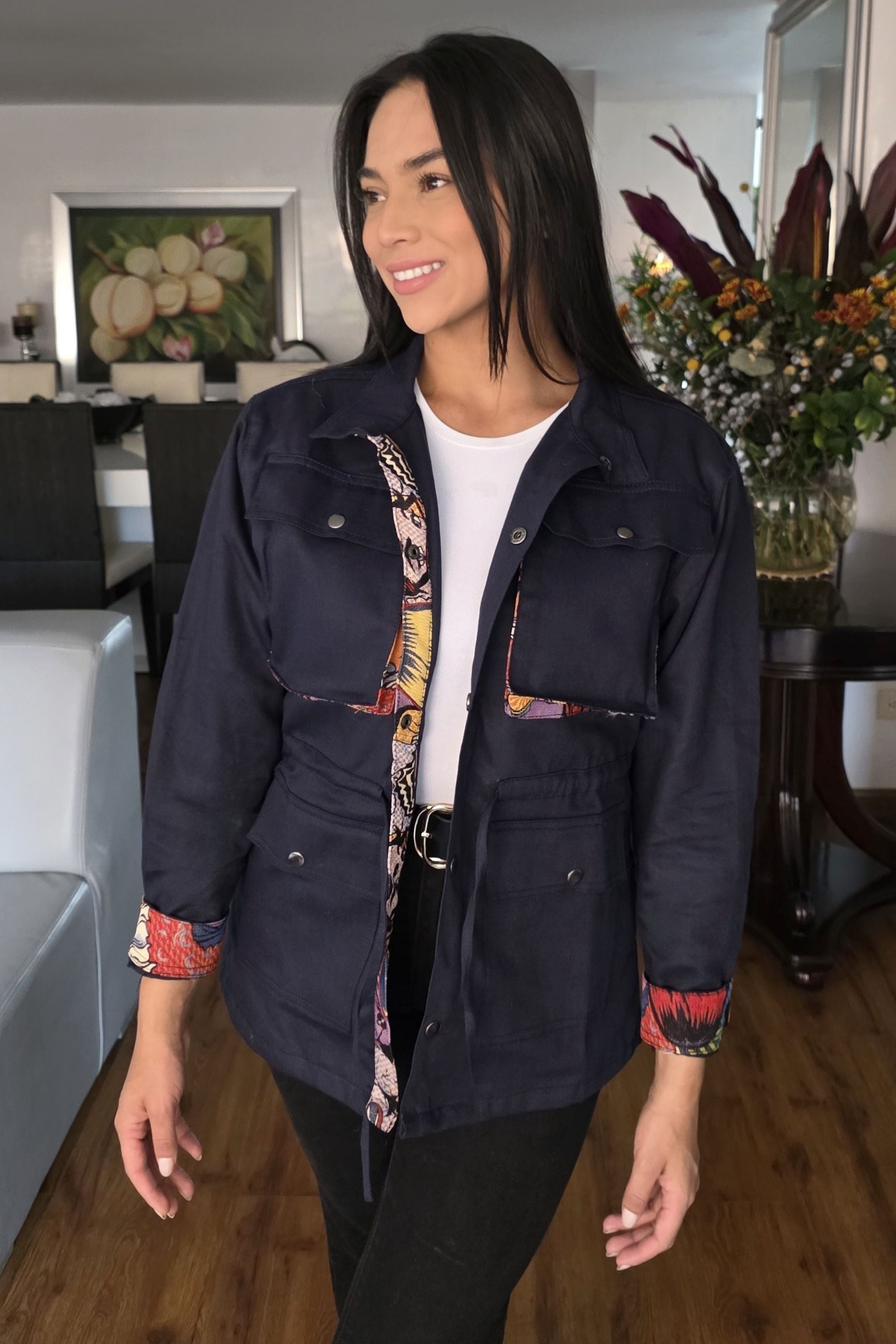CHAQUETA TRAZOS