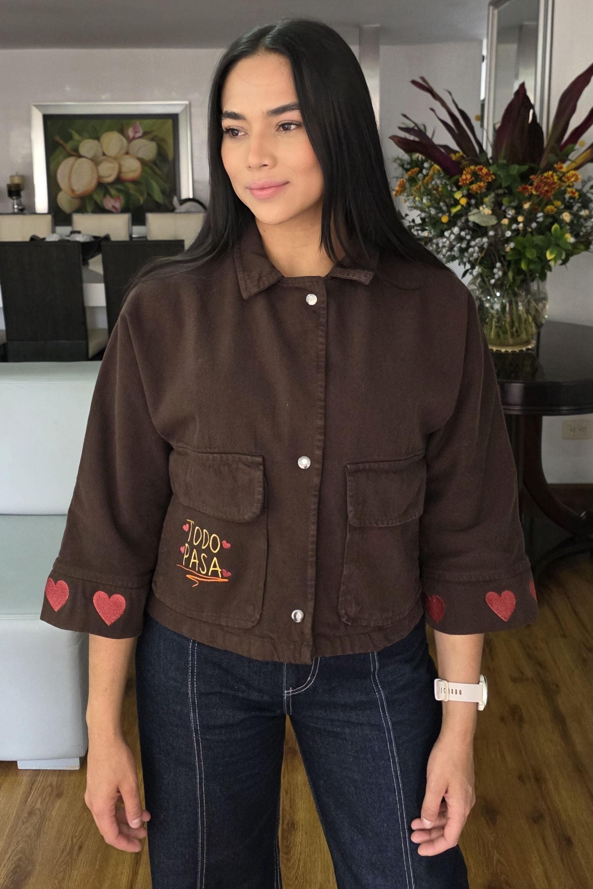CHAQUETA CROP TODO PASA