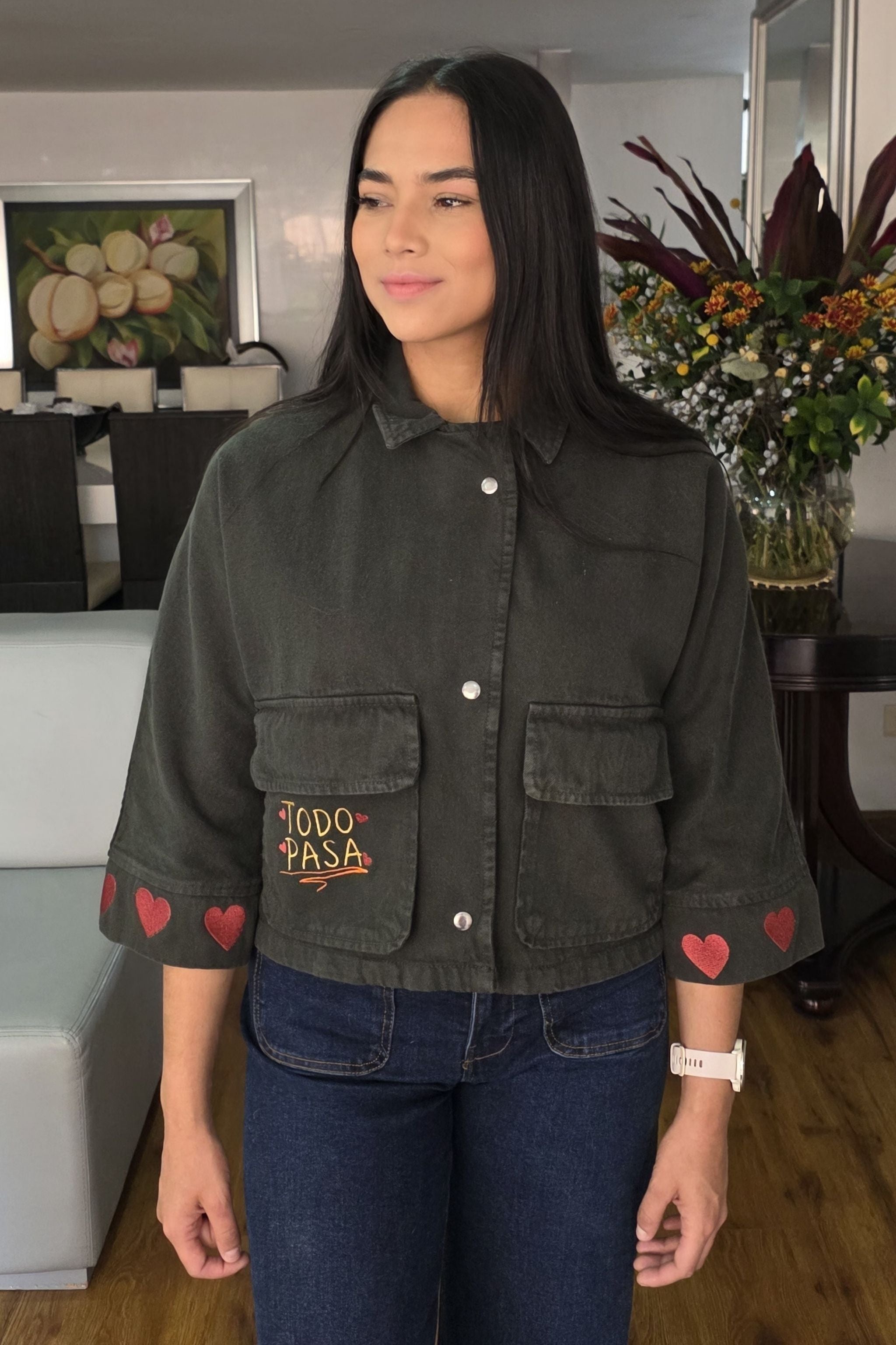 CHAQUETA CROP TODO PASA