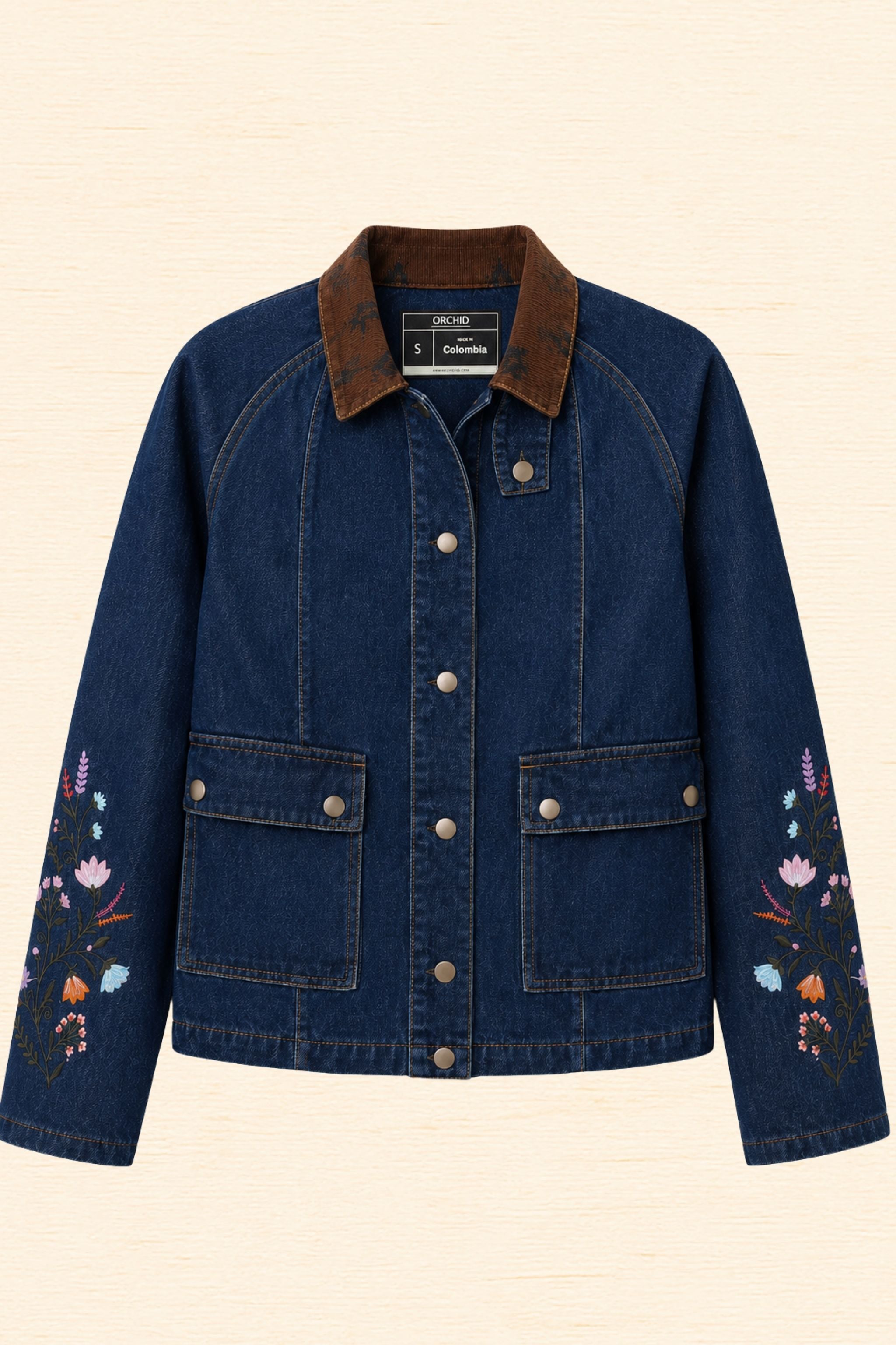 CHAQUETA FLORES