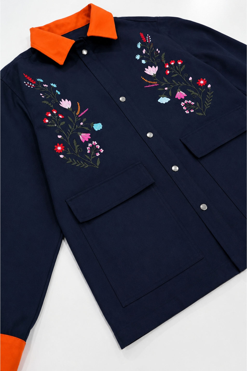 CHAQUETA FLOR MUJER