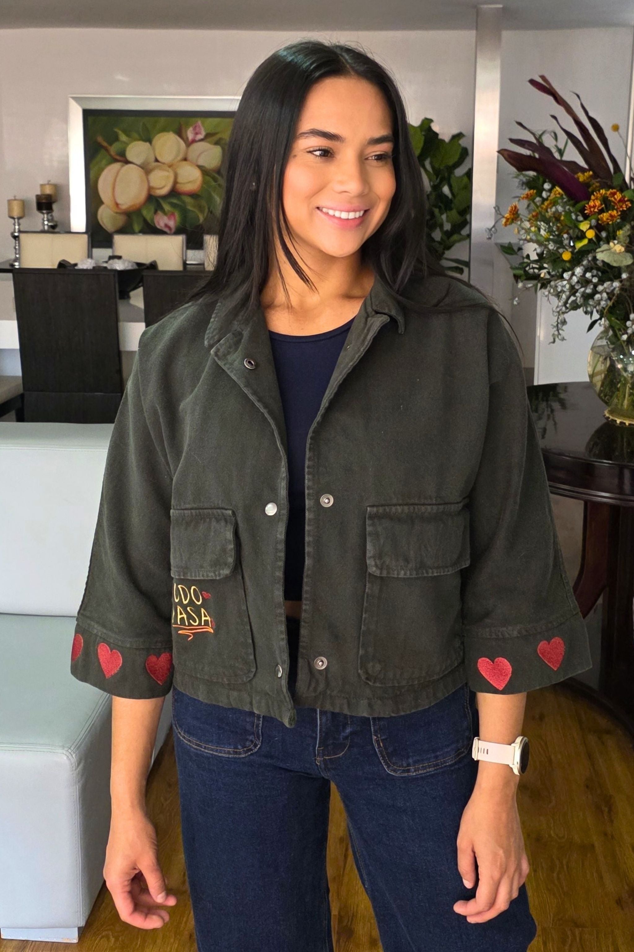 CHAQUETA CROP TODO PASA