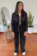 PANTALÓN  ANIMAL PRINT NEGRO