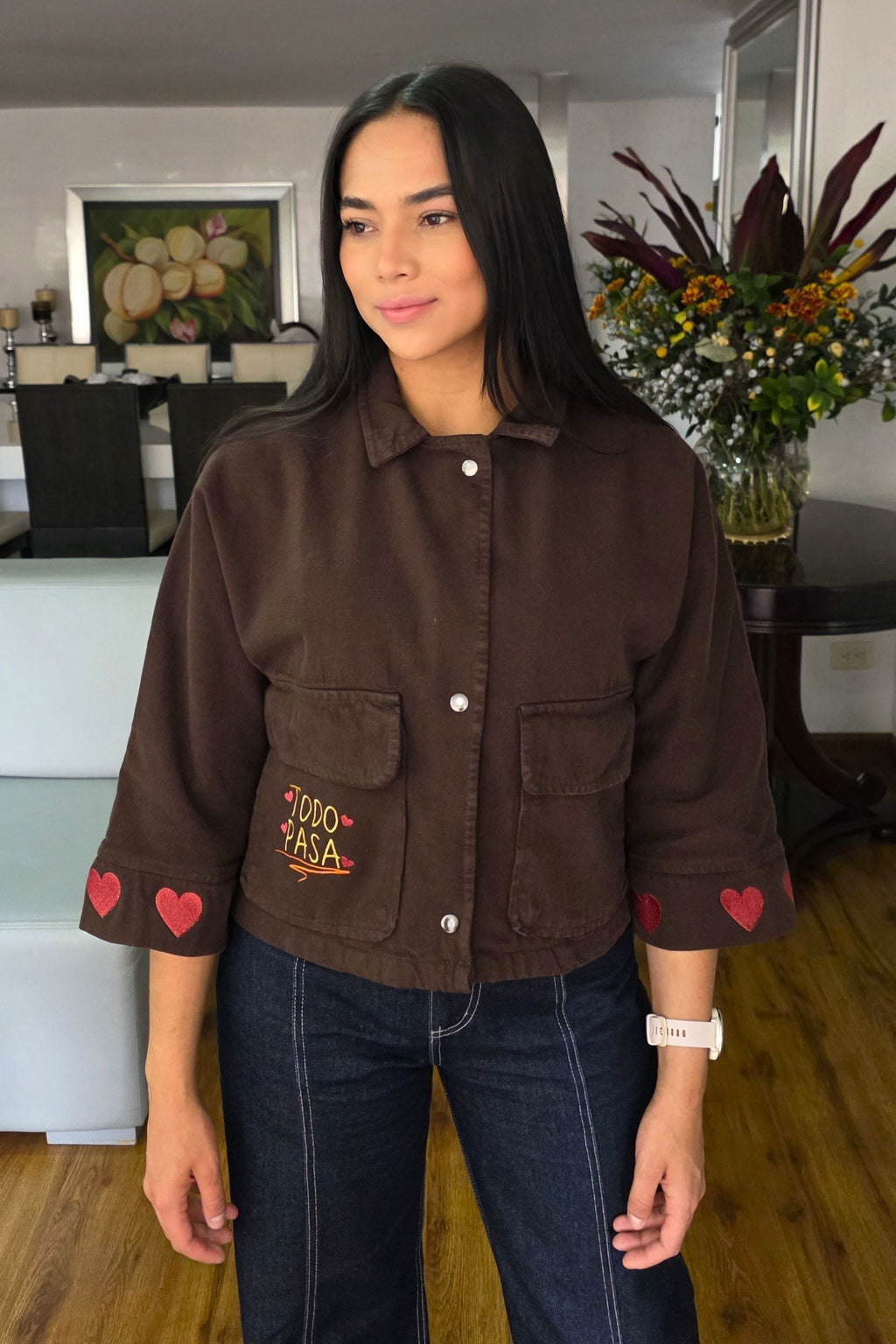 CHAQUETA CROP TODO PASA