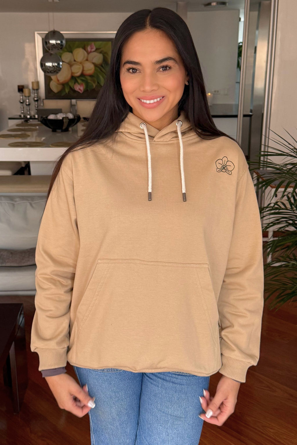 HOODIE CAQUI PLAYA