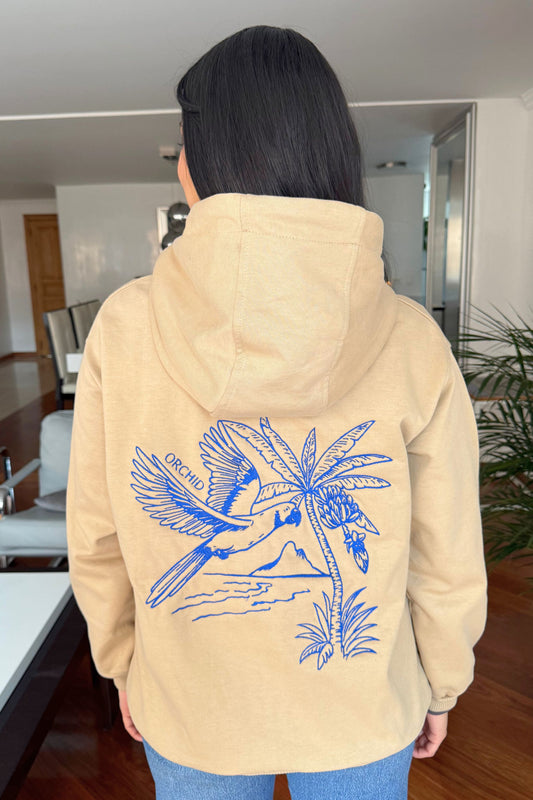 HOODIE CAQUI PLAYA