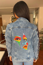 CHAQUETA FLORES CARA POP