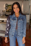 CHAQUETA FLORES CARA POP