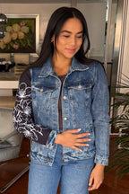 CHAQUETA FLORES CARA POP