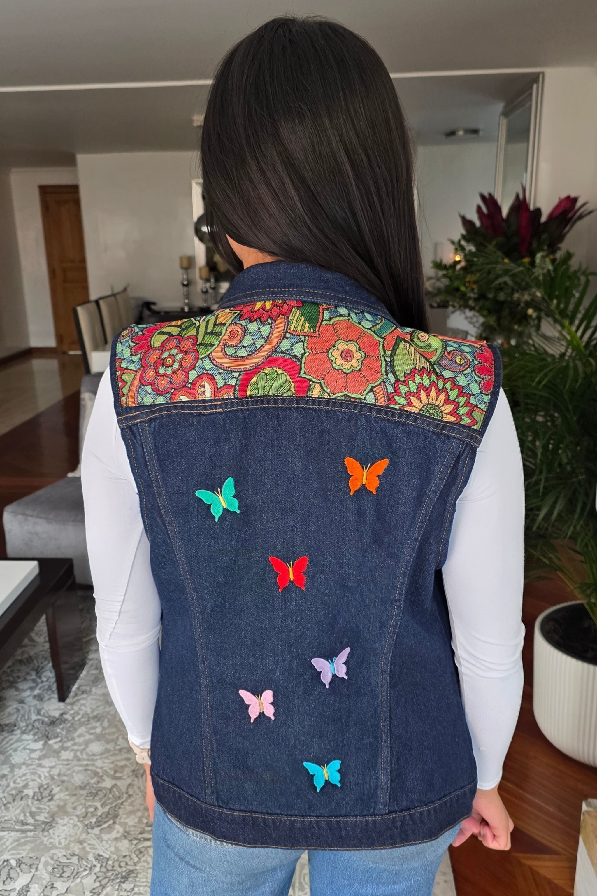 CHALECO BOHO MARIPOSA