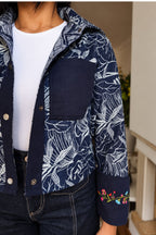 CHAQUETA CROP BOTANICA