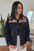 CHAQUETA DENIM ABEJAS