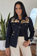 CHAQUETA DENIM ABEJAS