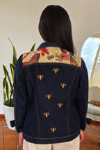 CHAQUETA DENIM ABEJAS